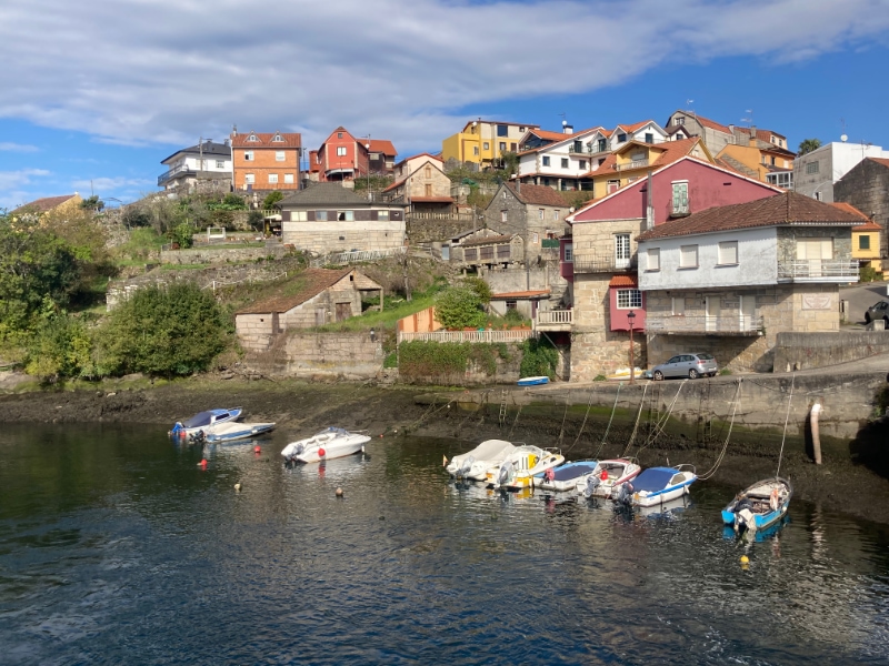 bootjes bij Pontevedra