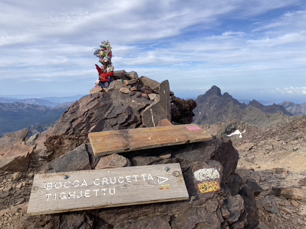 vlakbij bij Monte Cinto