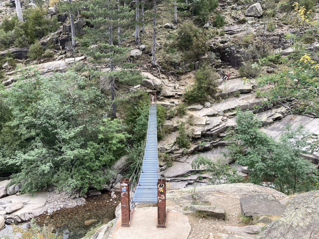 wiebelbrug op de GR20