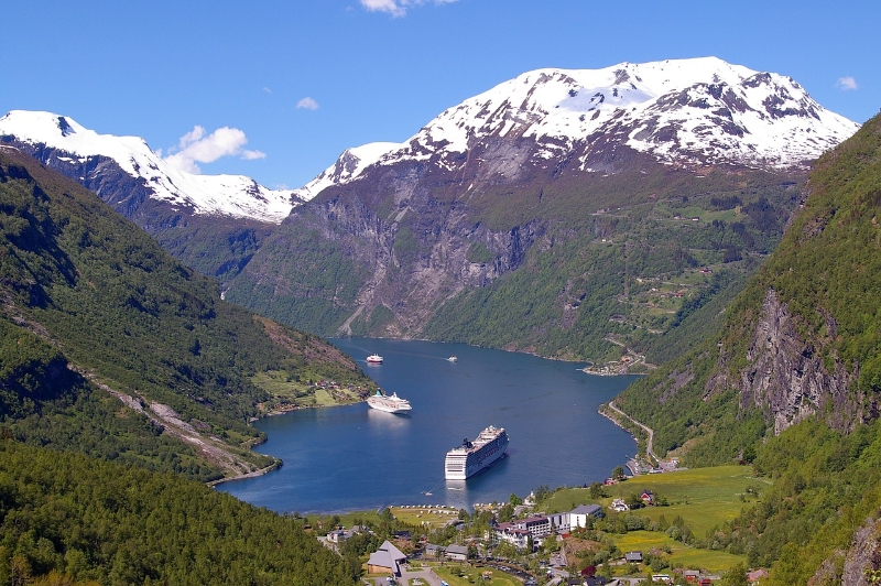 Fjord in Noorwegen