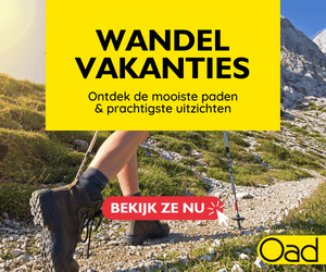 OAD wandelvakanties banner