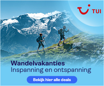 TUI wandelvakanties banner