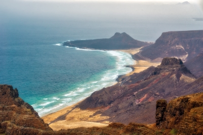 Kustlijn Sao Vicente Kaapverdië 