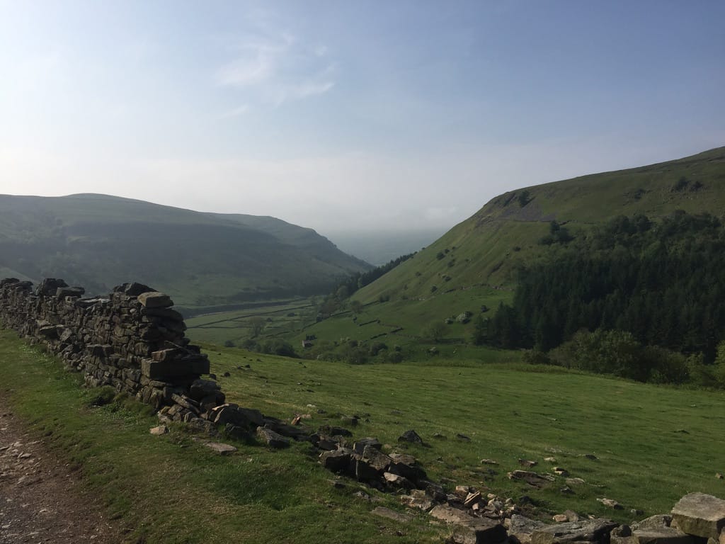 groene heuvels Coast to Coast Walk Engeland