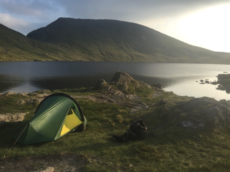 Wildkamperen bij Grisdale Tarn