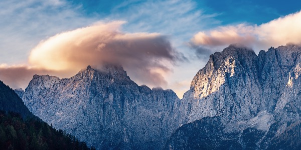 Slovenie Triglav Bergtop