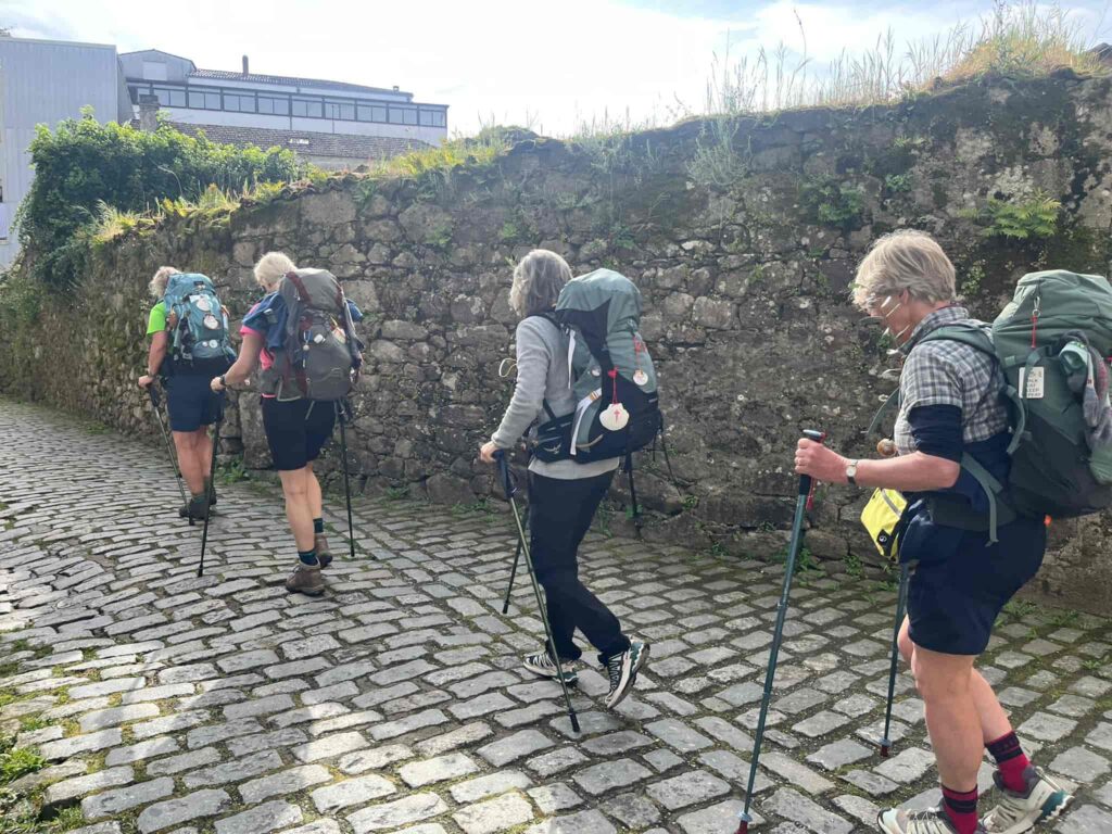 groepje op camino Portugues