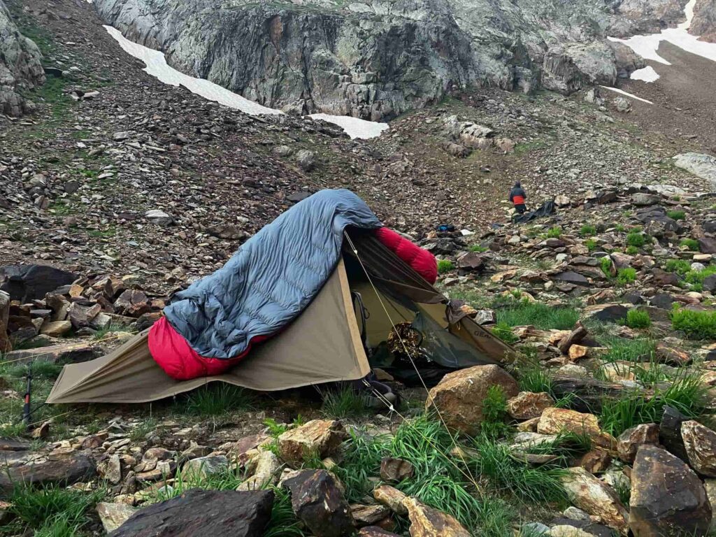 Bivak in de Pyreneeën