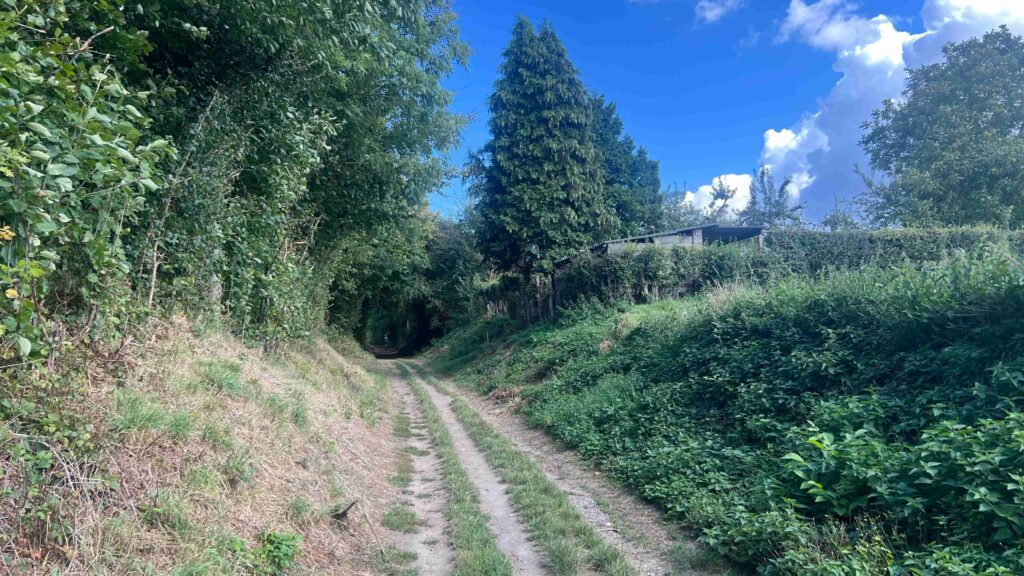 Onverhard pad Krijtlandpad