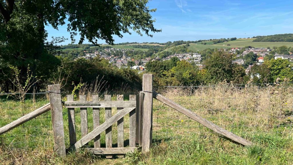 Zicht op Gulpen vanaf de Gulperberg