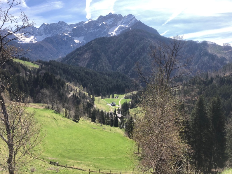 Uitzicht Jezersko in Slovenië Wandelvakantie