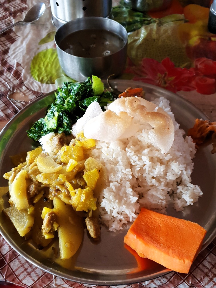 Elke dag dankbaar voor een gezonde dal bhat, het nationale gerecht