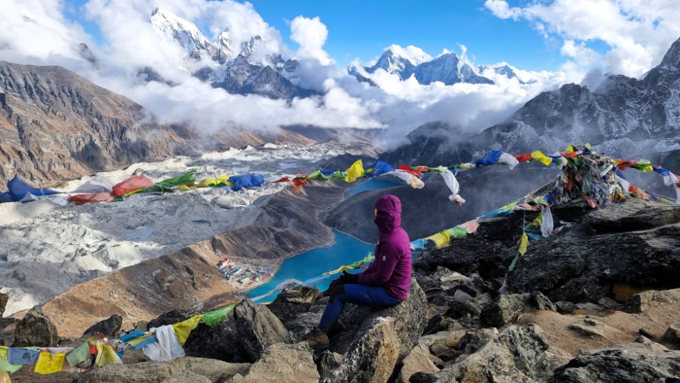 Mijn favoriete uitzichtpunt, vanaf Gokyo Ri, Everest Base Camp via Gokyo Lakes trekking