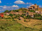 Dorp Ujue in Navarra langs Camino