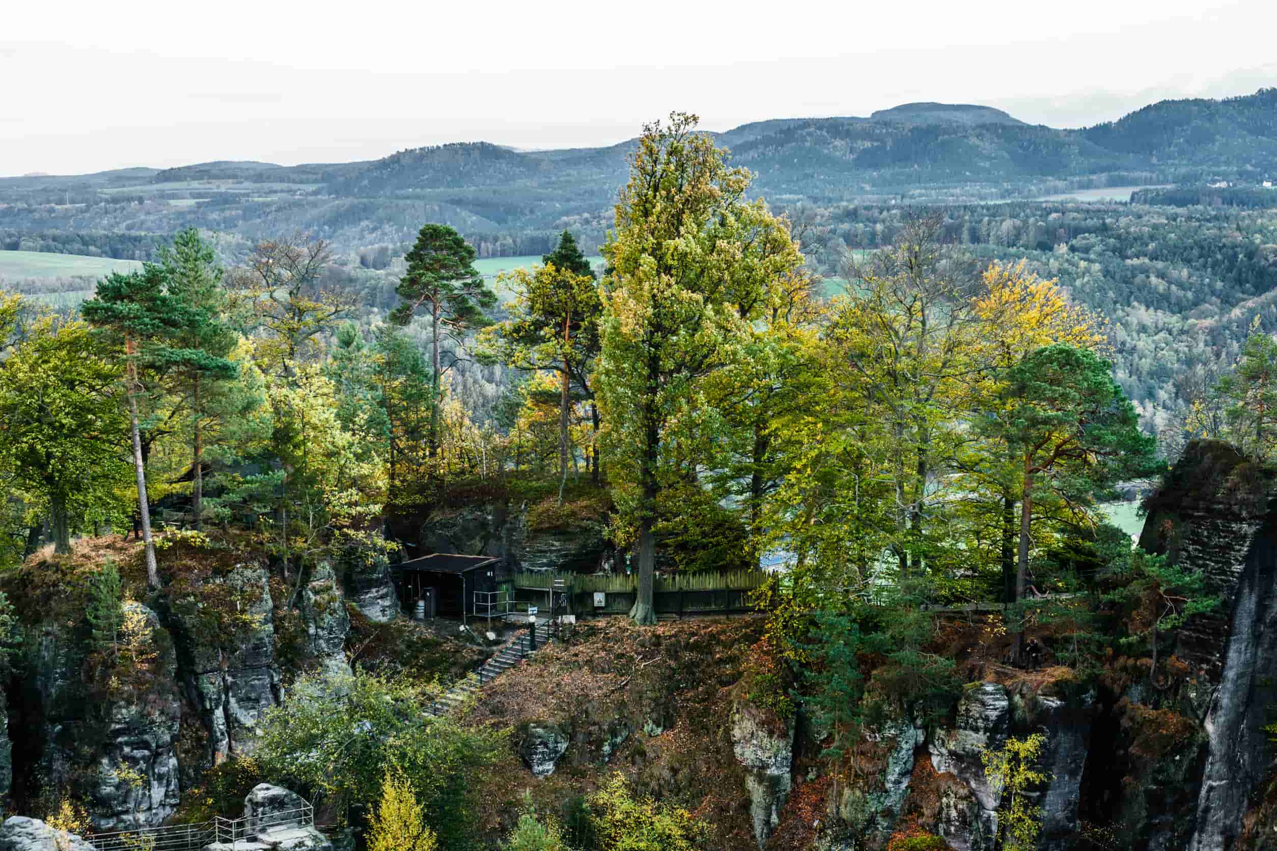 Felsenburg Neurathen Malwrweg Duitsland