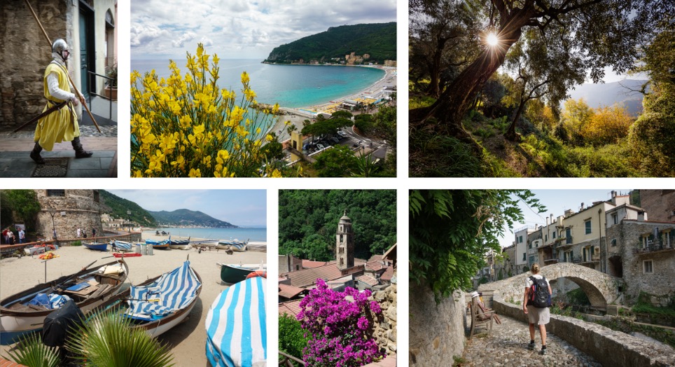 Verschillende landschappen in een en dezelfde fotoreis naar Ligurië
