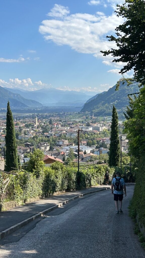 Wandelen bij Tscherms - Zuid Tirol