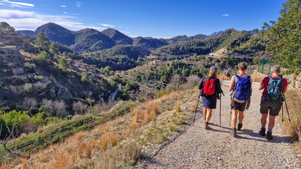 Wandeling tijdens Actief Overwinteren aan de Costa Blanca