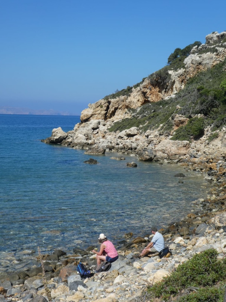 Een van de vele baaien op Kreta