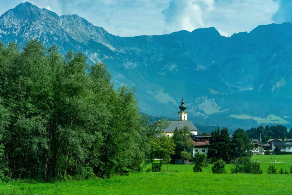 Wilder Kaiser bergen in Tirol Oostenrijk