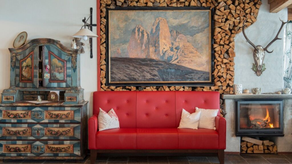 Ingang Lobby Berghotel Sexten