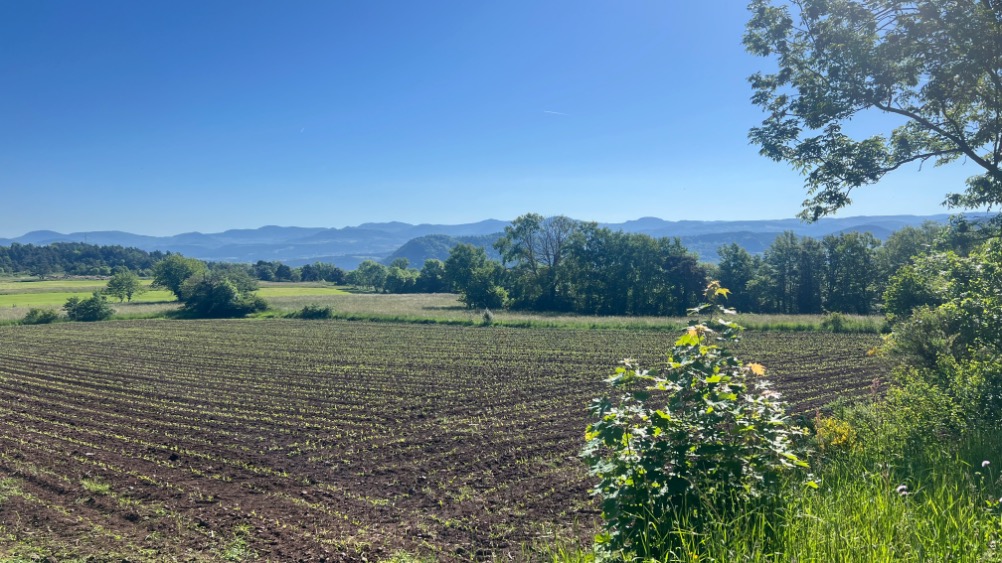 Stevenson Trail landschap rond Le Puy