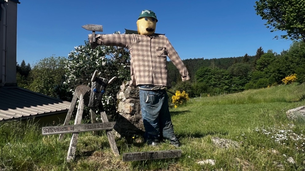 Creatief Stevenson en Modestine beeld