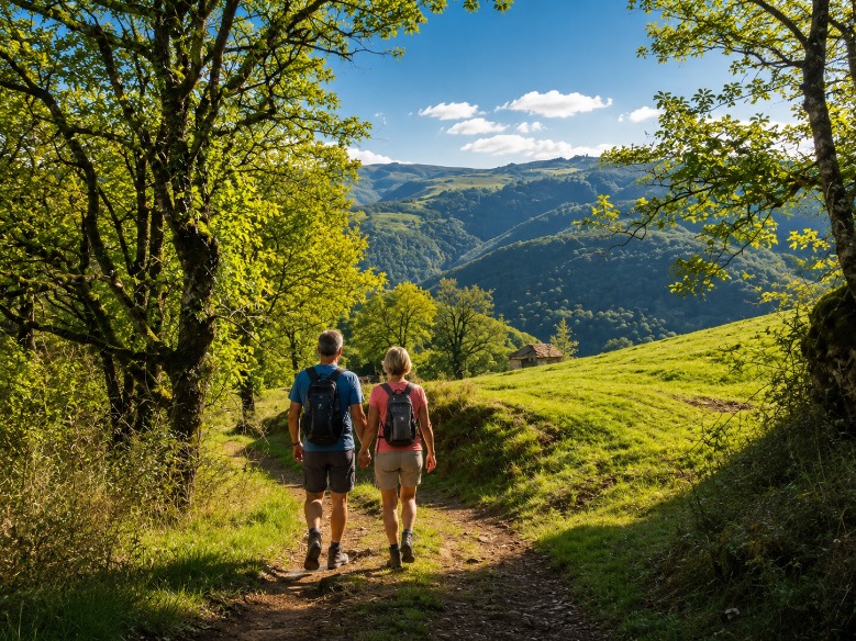 Wandelen door de ongerepte natuur van de Aveyron Franse Valleientocht