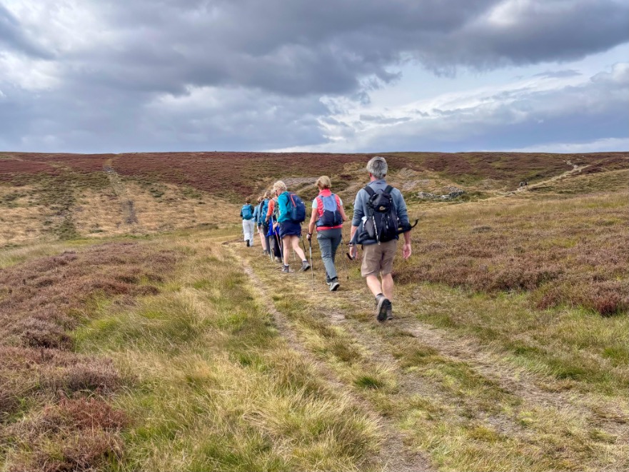 Yorkshire Moors wandelen groep